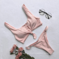 Material de nylon spandex Bandagem quente de roupas de banho quente biquíni 2019 Sexy Brasilian Beach Swimwear